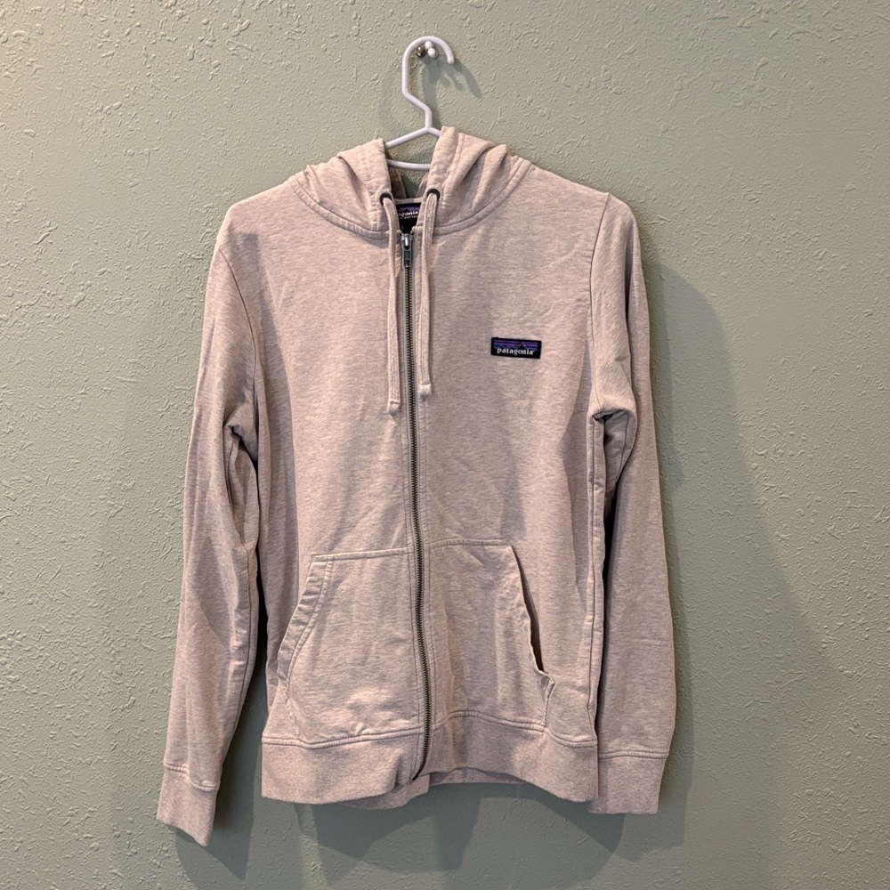 Patagonia Oatmeal Heather Zip-Up Hoodie